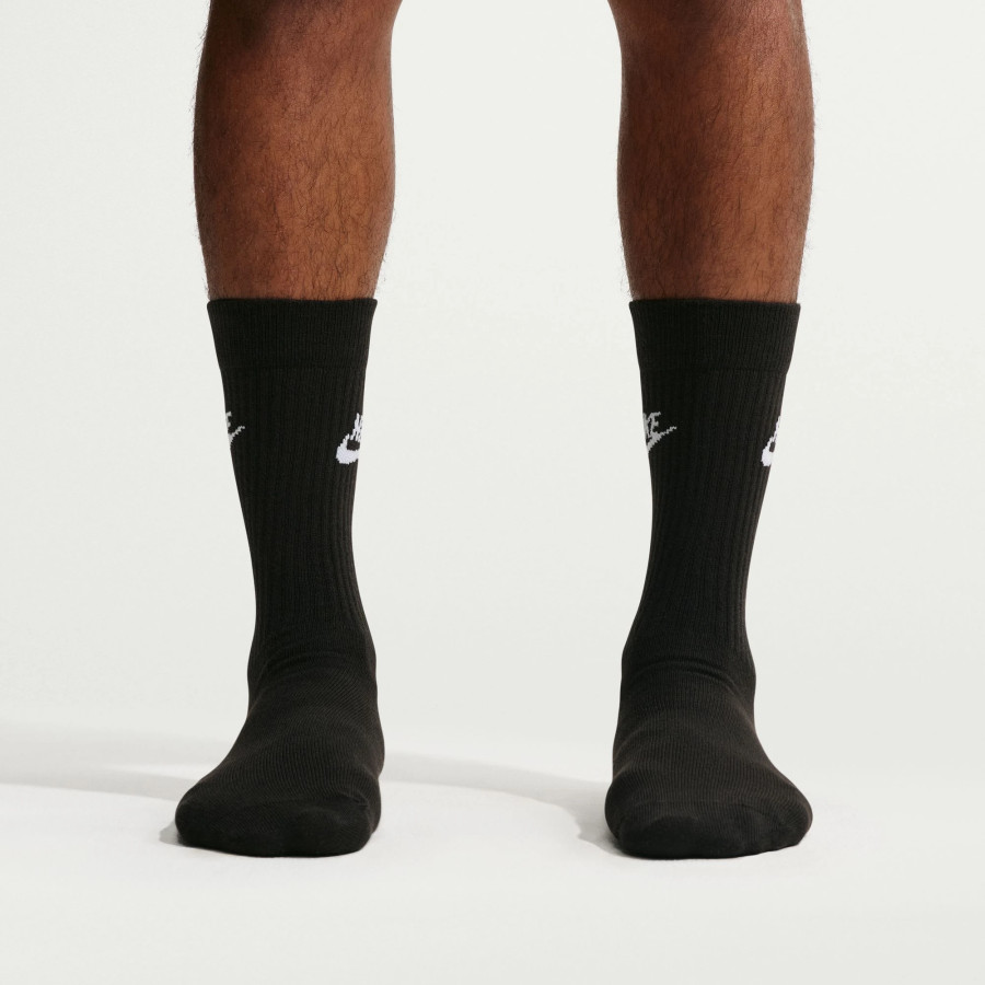 Lot 3 paires chaussettes Nike Sportswear Everyday noir