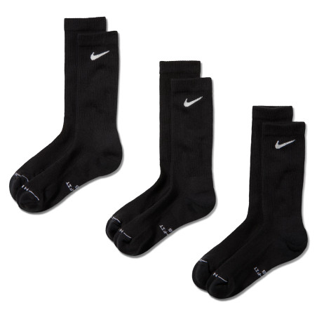 Lot 3 paires chaussettes Nike Everyday Elevated noir