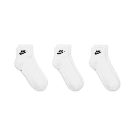 Lot 3 paires chaussettes basses Nike Sportswear Everyday blanc