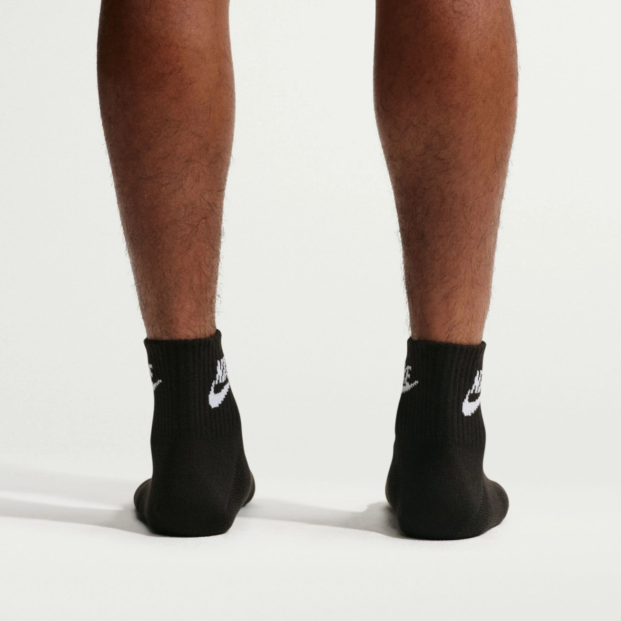 Lot 3 paires chaussettes basses Nike Sportswear Everyday noir