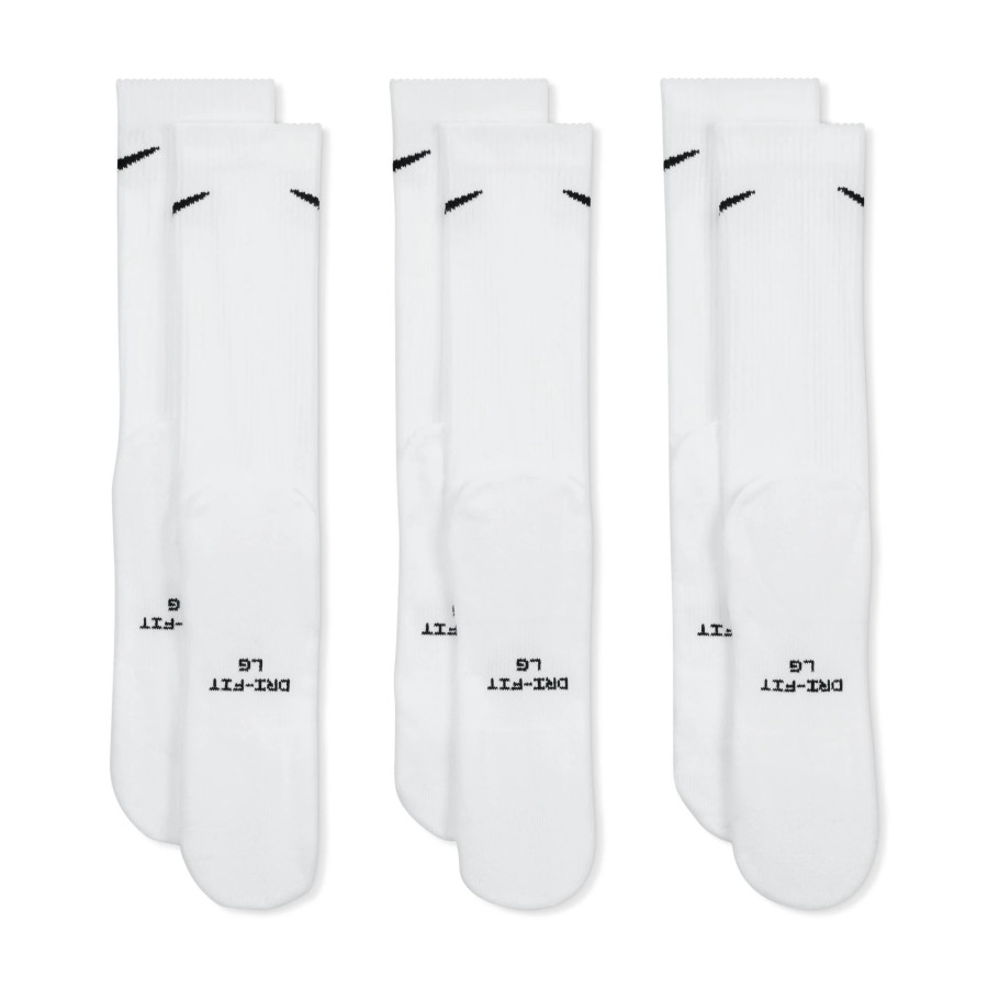 Lot 3 paires chaussettes Nike Everyday Elevated blanc