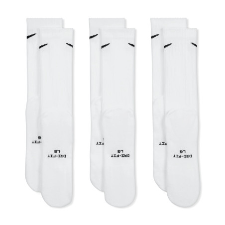 Lot 3 paires chaussettes Nike Everyday Elevated blanc
