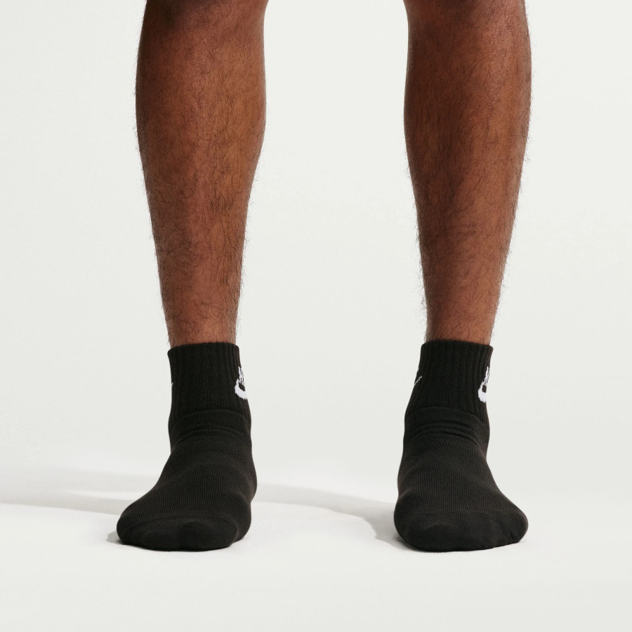 Lot 3 paires chaussettes basses Nike Sportswear Everyday noir