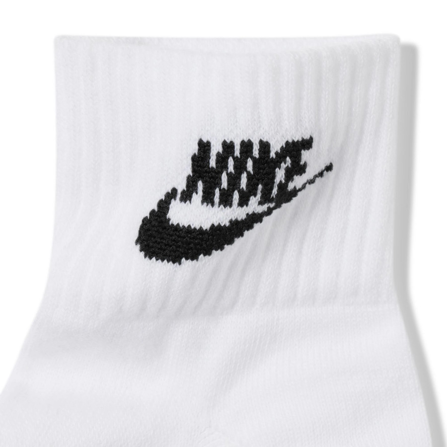 Lot 3 paires chaussettes basses Nike Sportswear Everyday blanc