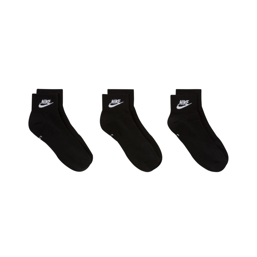 Lot 3 paires chaussettes basses Nike Sportswear Everyday noir
