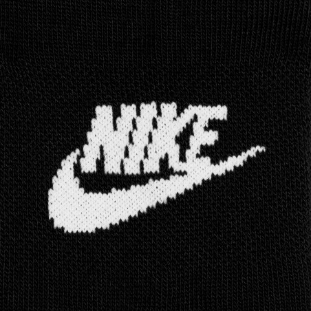 Lot 3 paires chaussettes invisibles Nike Sportswear Everyday noir