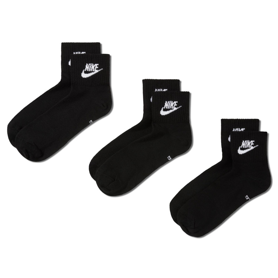 Lot 3 paires chaussettes basses Nike Sportswear Everyday noir