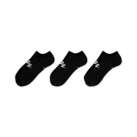 Lot 3 paires chaussettes invisibles Nike Sportswear Everyday noir