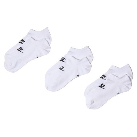 Lot 3 paires chaussettes invisibles Nike Sportswear Everyday blanc