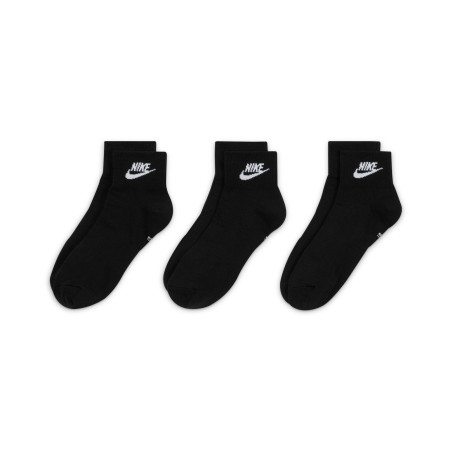 Lot 3 paires chaussettes basses Nike Sportswear Everyday noir