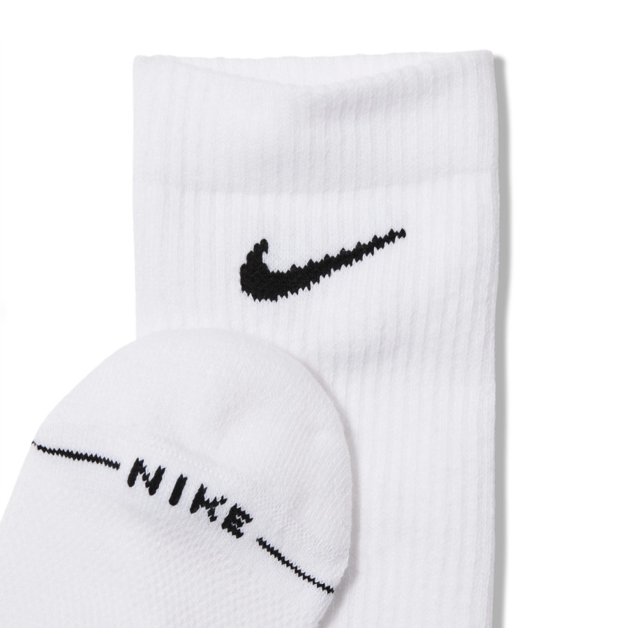 Lot 6 paires chaussettes Nike Everyday Elevated blanc
