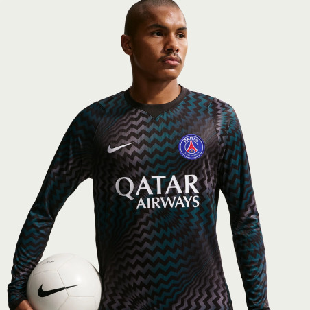 Maillot manches longues gardien PSG noir 2026/27