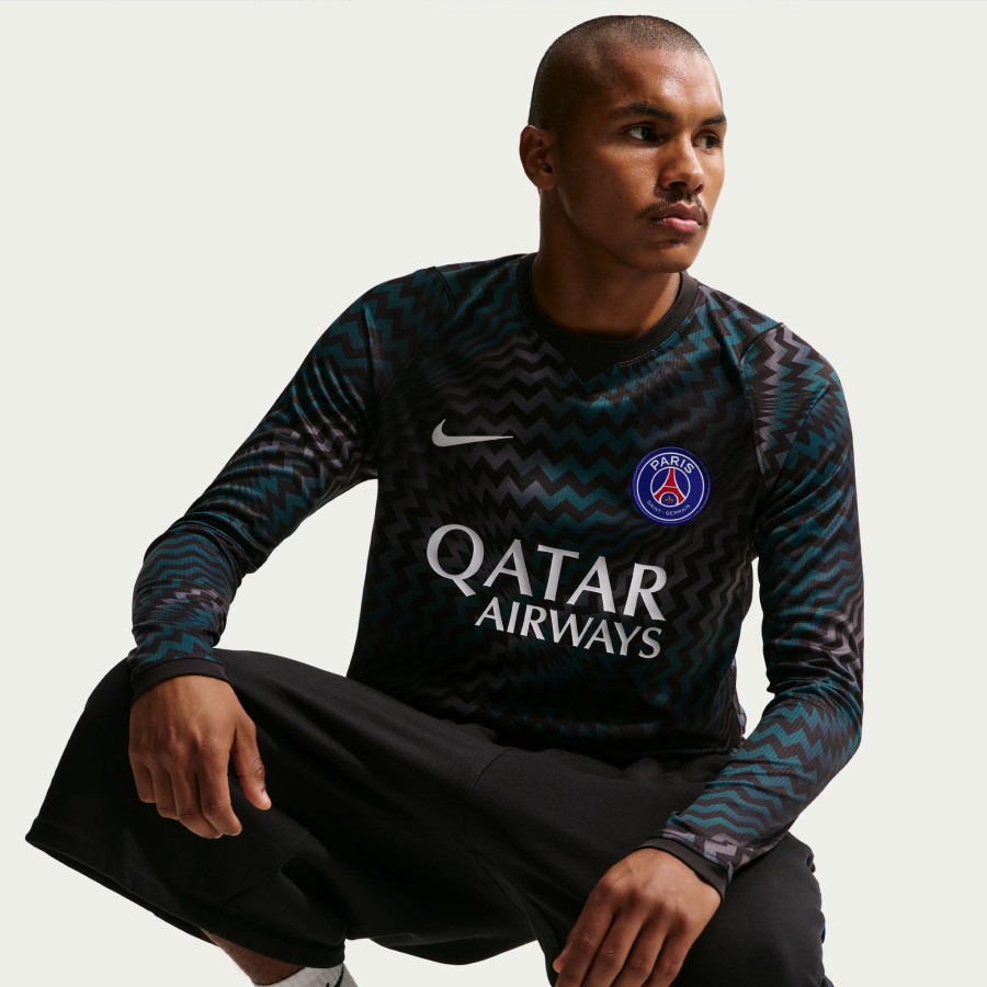 Maillot manches longues gardien PSG noir 2026/27