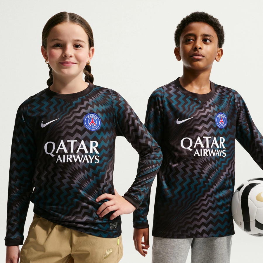 Maillot manches longues gardien junior PSG noir 2026/27