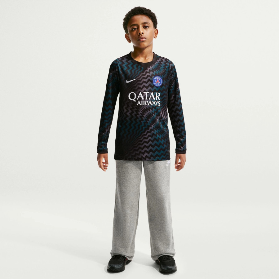Maillot manches longues gardien junior PSG noir 2026/27