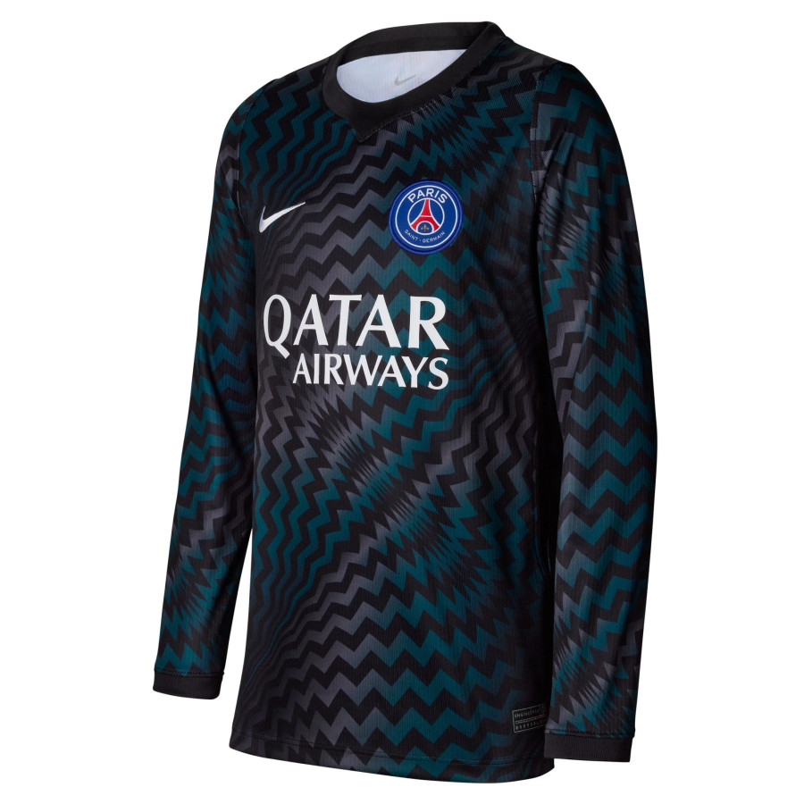 Maillot manches longues gardien junior PSG noir 2026/27
