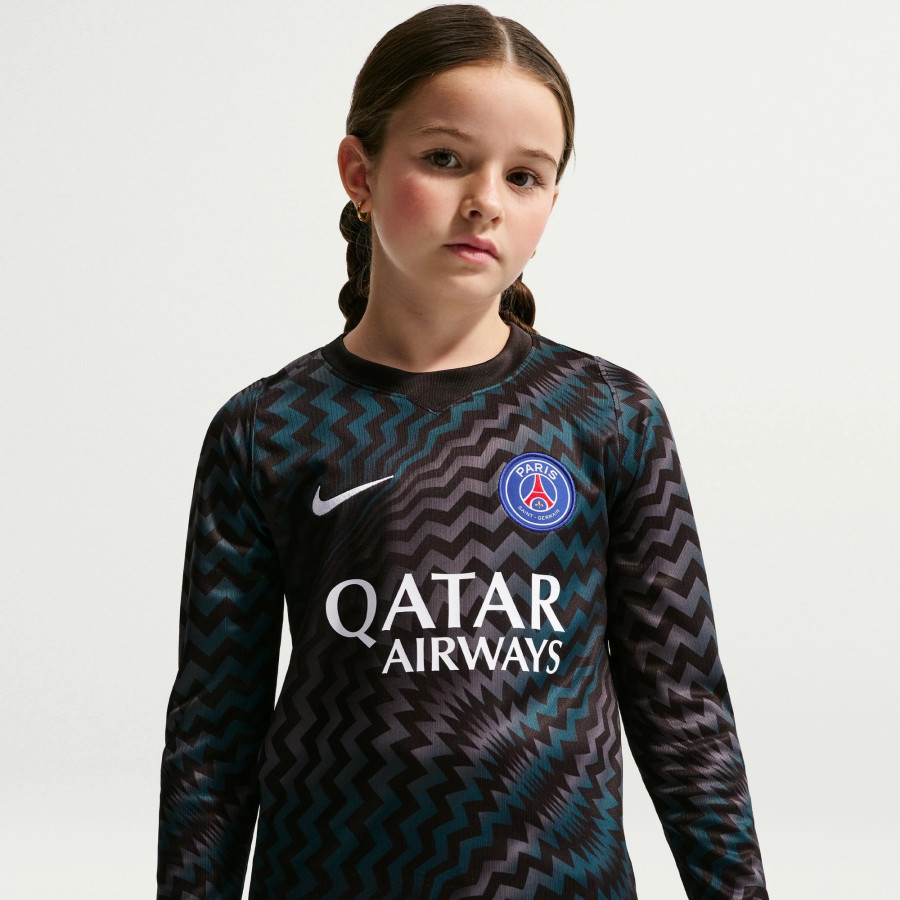 Maillot manches longues gardien junior PSG noir 2026/27