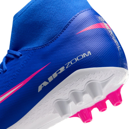 Nike Mercurial Superfly 10 Academy AG bleu rose