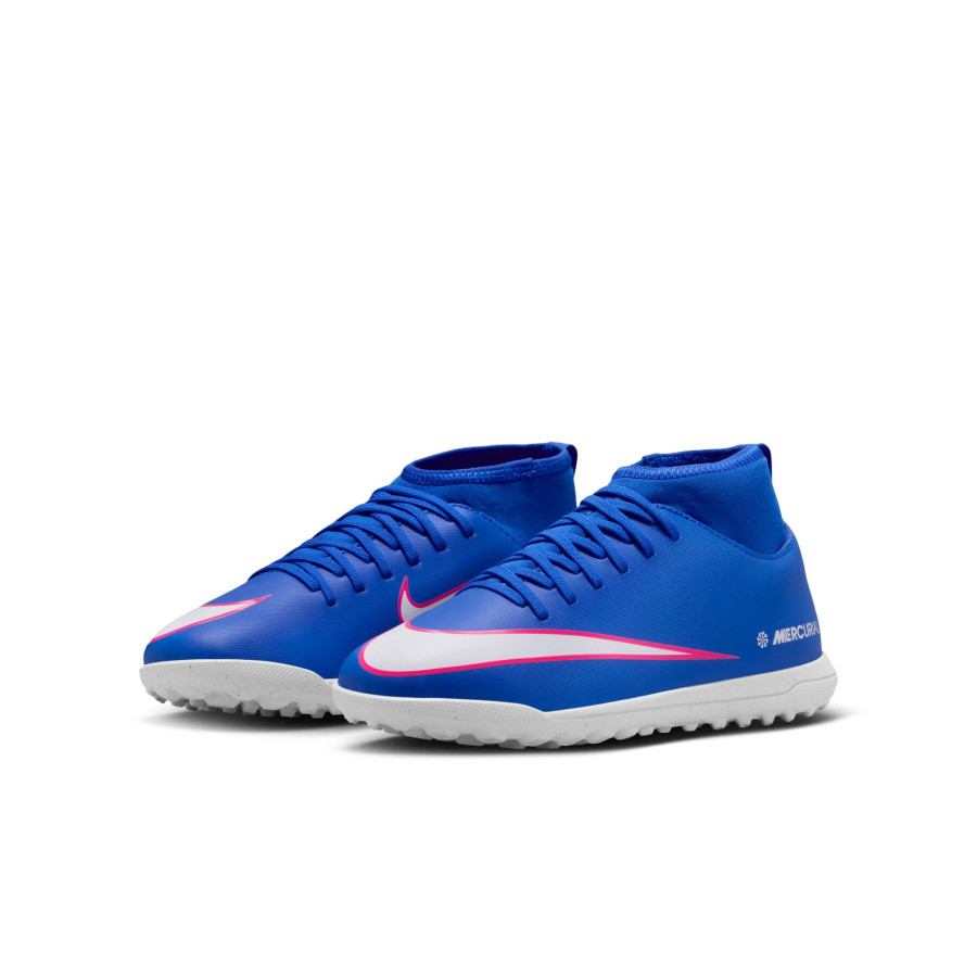 Nike Mercurial Superfly 10 Club junior Turf bleu rose