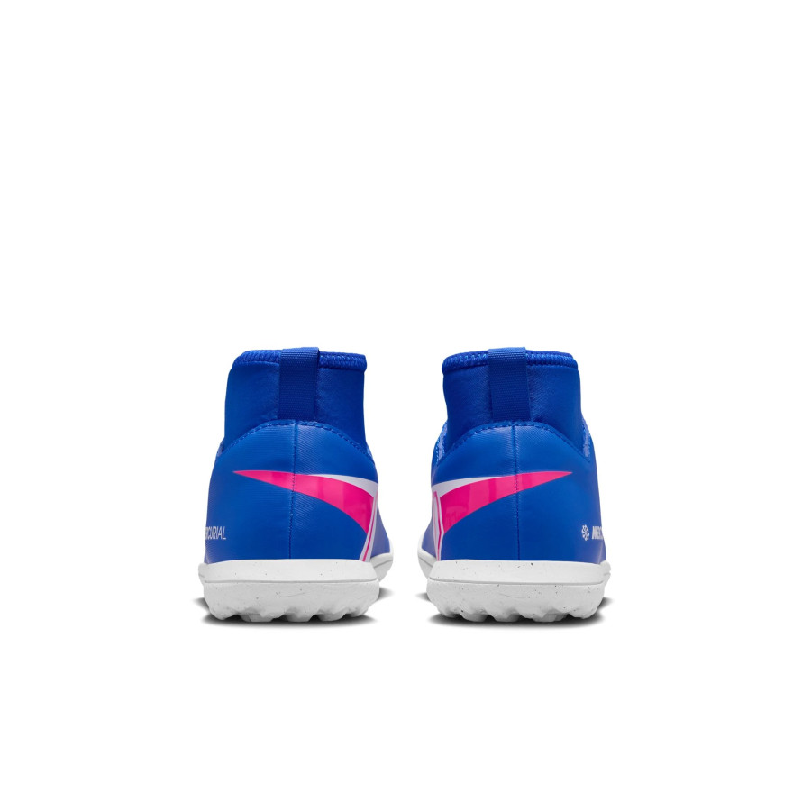 Nike Mercurial Superfly 10 Club junior Turf bleu rose