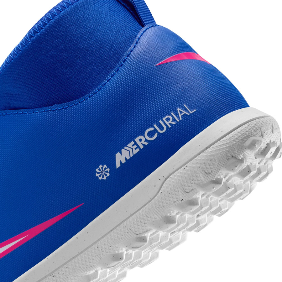 Nike Mercurial Superfly 10 Club junior Turf bleu rose
