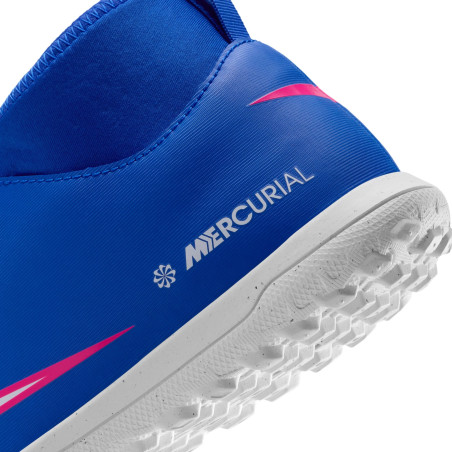 Nike Mercurial Superfly 10 Club junior Turf bleu rose