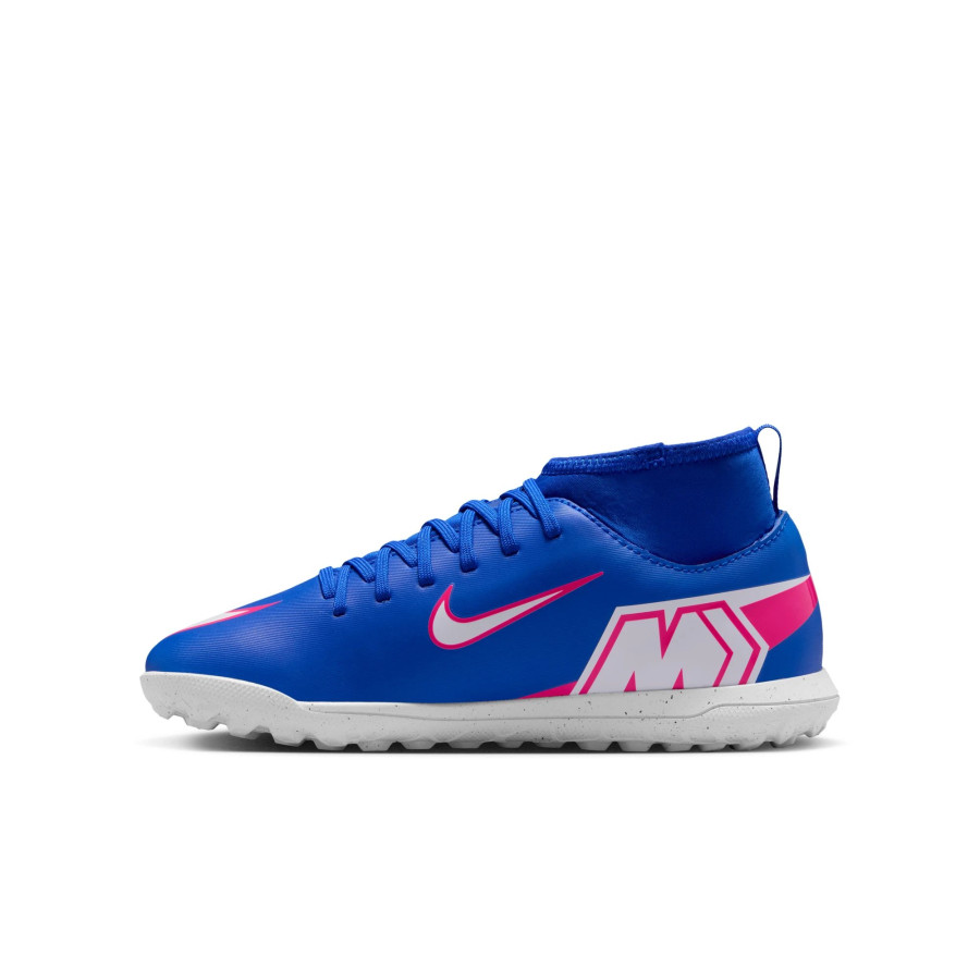 Nike Mercurial Superfly 10 Club junior Turf bleu rose