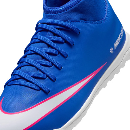 Nike Mercurial Superfly 10 Club junior Turf bleu rose