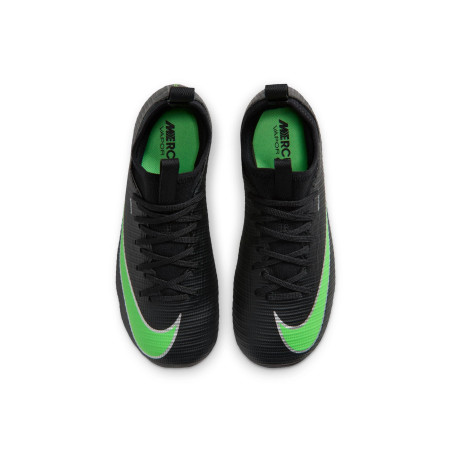 Nike Mercurial Vapor 17 Academy junior FG/MG noir vert