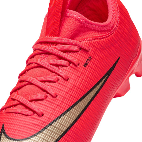 Nike Mercurial Vapor 17 Academy junior FG/MG rouge noir