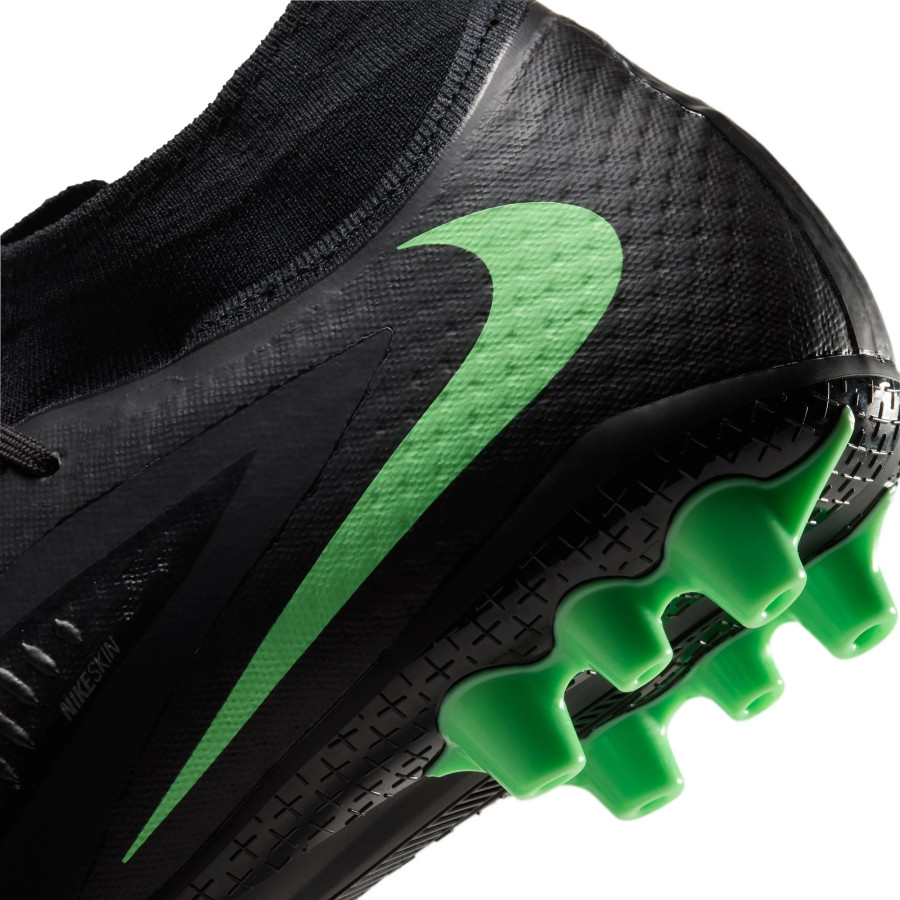 Nike Phantom 6 montante Academy AG noir vert