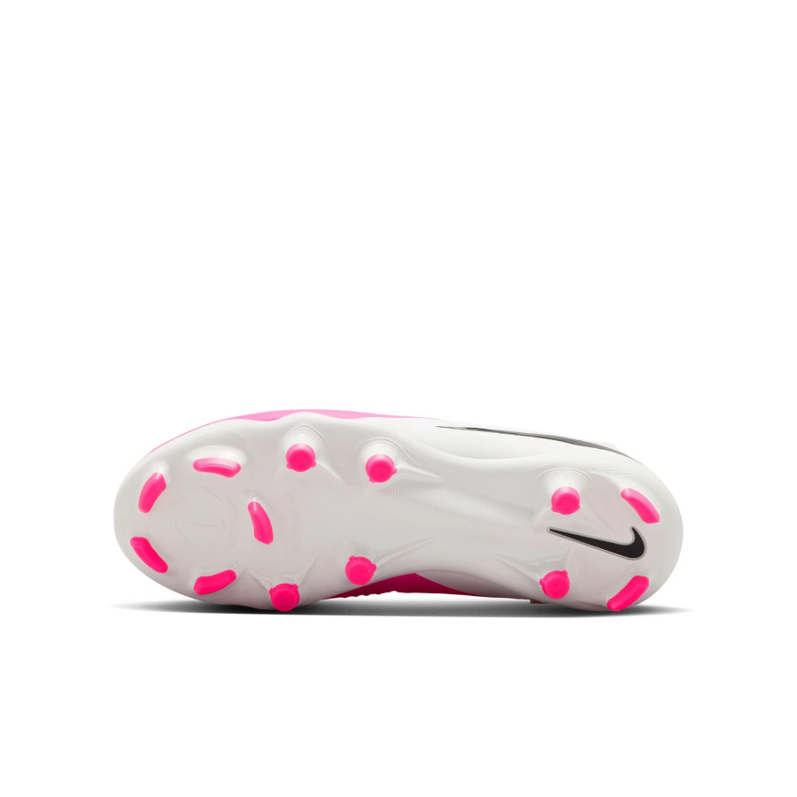 Nike Phantom 6 montante Academy junior FG/MG rose blanc