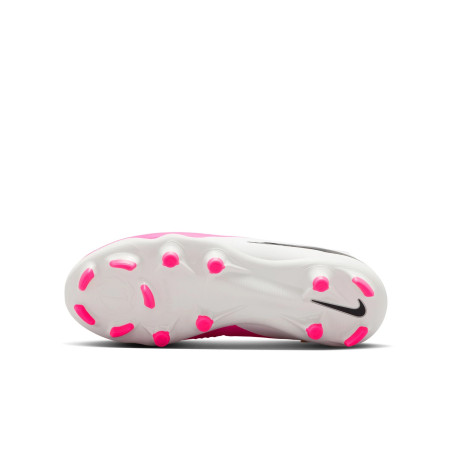 Nike Phantom 6 montante Academy junior FG/MG rose blanc
