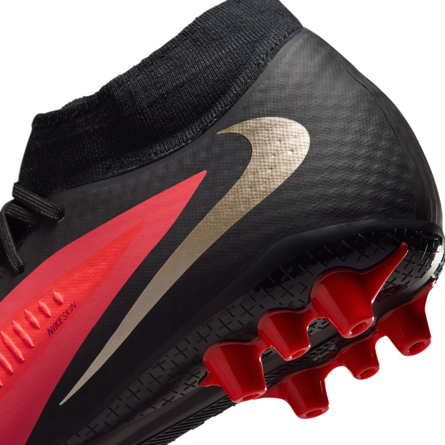 Nike Phantom 6 montante Academy AG rouge noir
