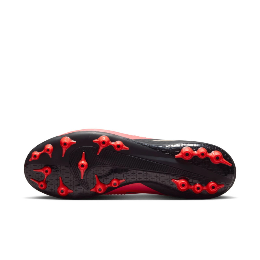 Nike Phantom 6 montante Academy AG rouge noir