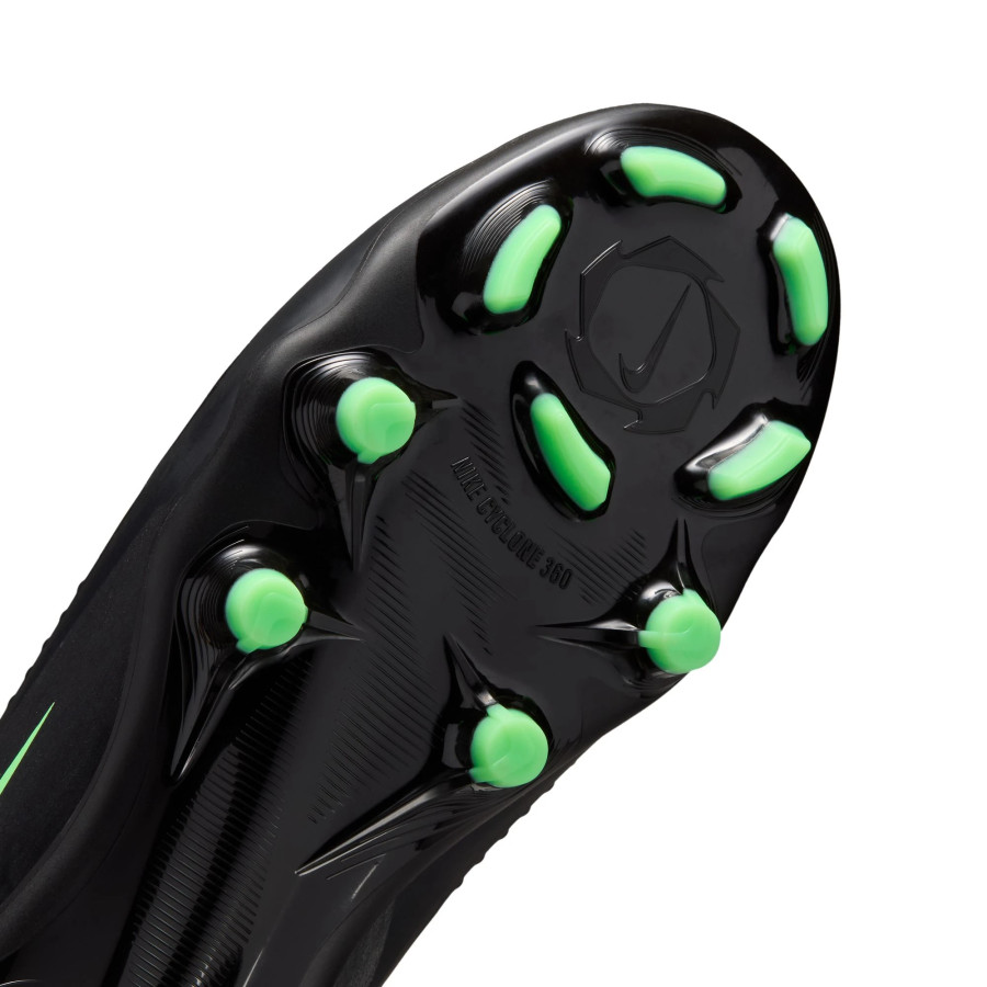 Nike Phantom 6 montante Academy junior FG/MG noir vert