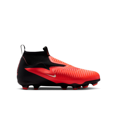Nike Phantom 6 montante Academy junior FG/MG rouge noir