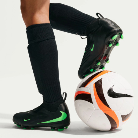 Nike Phantom 6 montante Academy junior FG/MG noir vert