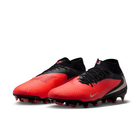 Nike Phantom 6 montante Academy FG/MG rouge noir