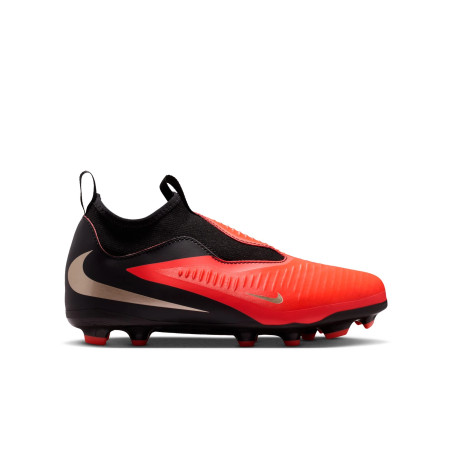 Nike Phantom 6 montante Academy junior FG/MG rouge noir