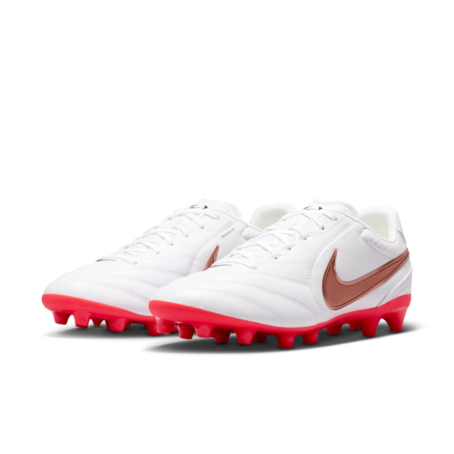 Nike Tiempo Ligera Pro AG blanc rouge