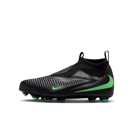 Nike Phantom 6 montante Academy junior FG/MG noir vert