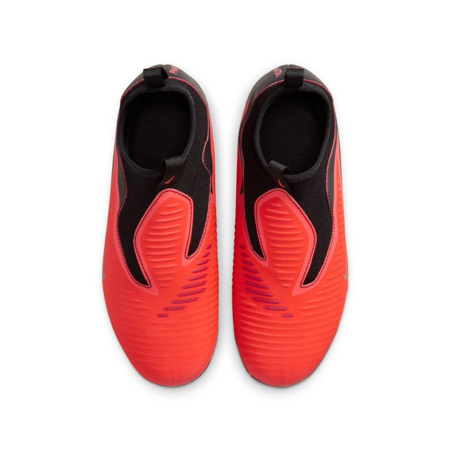 Nike Phantom 6 montante Academy junior FG/MG rouge noir