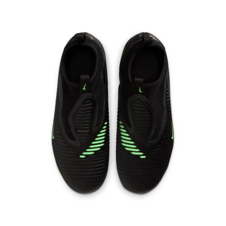 Nike Phantom 6 montante Academy junior FG/MG noir vert