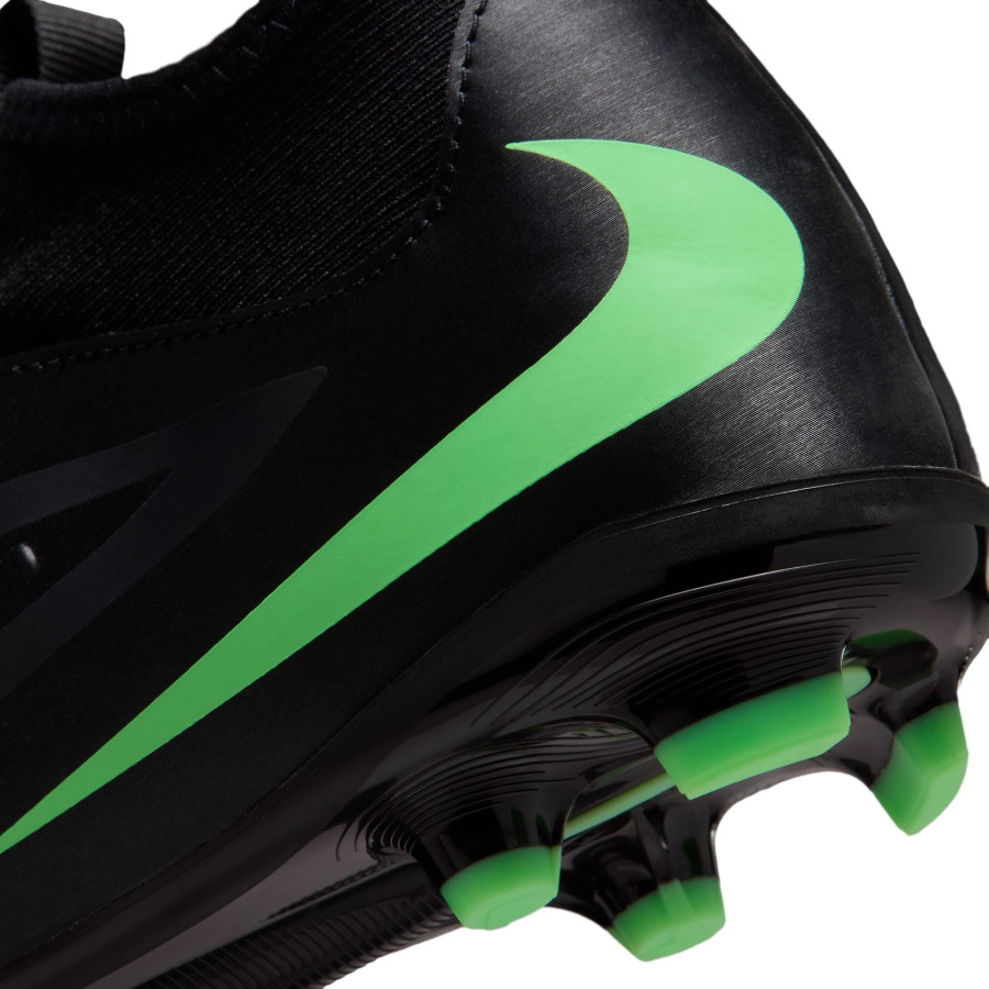 Nike Phantom 6 montante Academy junior FG/MG noir vert