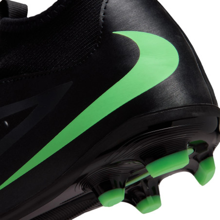 Nike Phantom 6 montante Academy junior FG/MG noir vert
