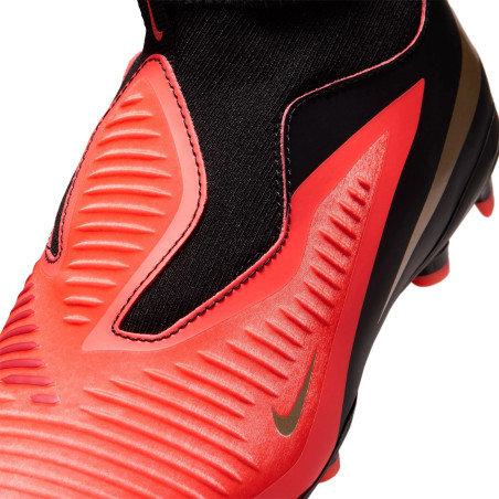 Nike Phantom 6 montante Academy junior FG/MG rouge noir