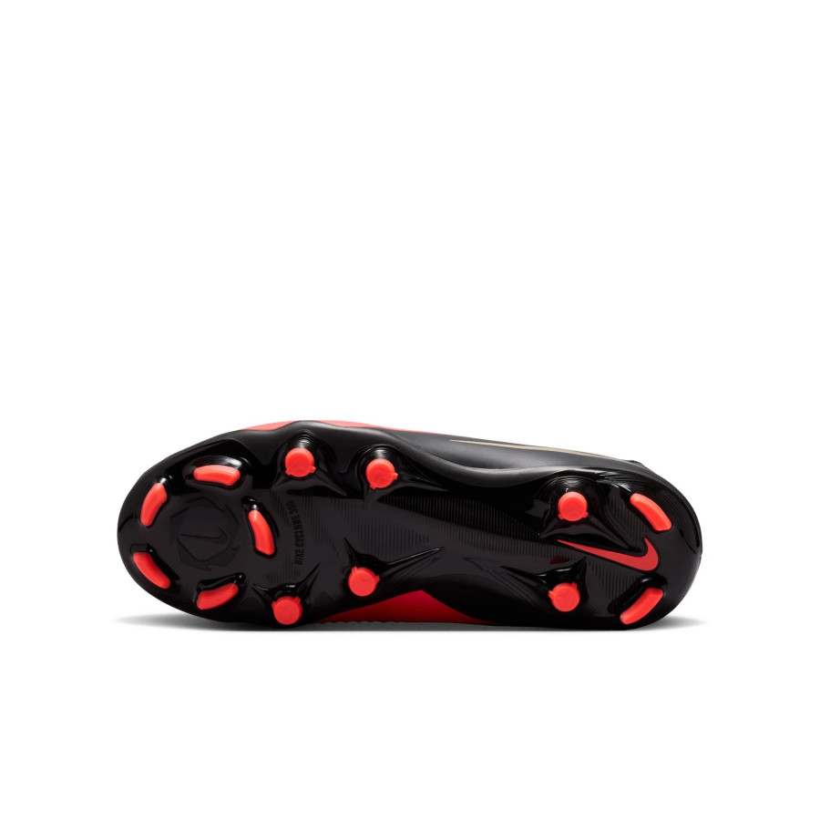 Nike Phantom 6 montante Academy junior FG/MG rouge noir