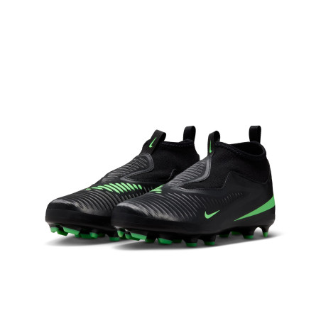 Nike Phantom 6 montante Academy junior FG/MG noir vert