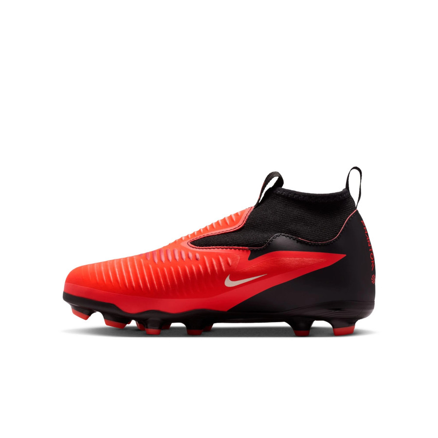 Nike Phantom 6 montante Academy junior FG/MG rouge noir